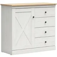 Petits-meubles KOMMODE Victoria Weiß und Holz