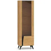 Petits-meubles VITRINE Soah Holz und Schwarz