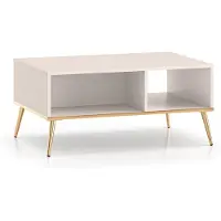 Petits-meubles Couchtisch Olivia , Kaschmir, 90cm