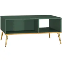 Petits-meubles Couchtisch Thalia , Grün, 90cm