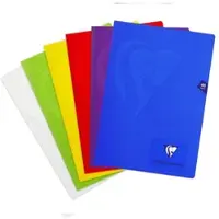 Clairefontaine 10x Mimesys Heft aus PP A4 24 Blatt kariert, sortiert - Sortiert 303102C