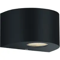 REALITY IMPORT Reality Leuchten LED Außen-Wandleuchte Rosario schwarz matt Up- & Downlight