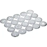 GEFU Gebäckpresse "COOKIE", silber, B:6cm L:21,5cm T:6cm Ø:5cm, Aluminium, Kunststoff, Gebäckpressen, Gebäckpresse, vielseitig, präzise Dekoration, robust und langlebig