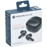 Motorola MOTO Buds 135 Kopfhörer Kabellos Bluetooth - Wasserbeständig - Bis zu 18 Stunden Wiedergabezeit - Schwarz