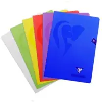 Clairefontaine 10x Heft A4 Mimesys, 48 Blatt 90g, kariert 4x4 mit Rand, Einband aus Polypropylen - Sortiert 303164C