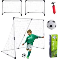 Kik Fußballtor für Kinder, 2-in-1, 143x110x70 cm