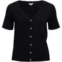 Object Kurzarm Strickjacke Schwarz S
