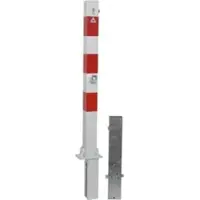SCHAKE Absperrpfosten Typ 4701FUH, 70x70mm, umlegbar, herausnehmbar + Dreikantverschluß, feuerverzinkt