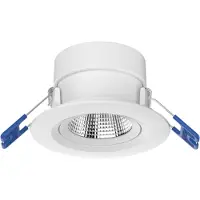 Opple LED-Einbauspot Chiara 541003589100 IP44 9W/927 675lm dim DA68 weiß schwenkb