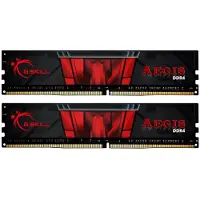 G.Skill Aegis F4-2400C17D-16GIS, 16 GB, 2 x 8 GB, DDR4, 2400 MHz, 288-pin DIMM