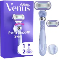 Gillette Venus Deluxe Smooth Swirl Rasierklingen 1 Rasierer + 2 Ersatzrasierklingen
