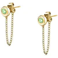 Morellato - Fashion gold-plated earrings with Semipreziose peridots SAXN19