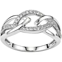 Silvego Elisa ring of silver JJJR0222 - Circuit: 55 mm