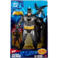 Batman DC Comics DC Crime Crusher Batman Actionfigur, über 25 Sätze und Geräusche, beweglich, 4 Waffen, 4 Jahr(e), Batman, Mehrfarbig, Kunststoff