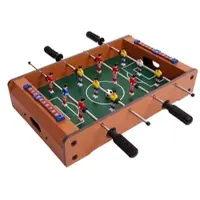 Mendler Mini Fußballkicker HWC-J68, Tischspiel Tischkicker inklusive Zubehör, Holz 51x31x10cm