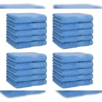 Betz 20 Stück Seiftücher PREMIUM 100% Baumwolle Seiflappen-Set 30x30 cm Farbe hellblau