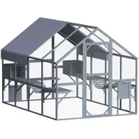 Wiltec Freilaufgehege Katzen 280X187X187Cm Katzenfreigehege Holz Außengehege