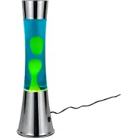 TRIO Lavalampe Etna Silber mit Grün