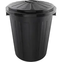 Overig 1021482600000, 50 l, Rund, Kunststoff, Graphit, Polypropylen (PP), Manuell