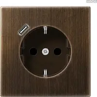 JUNG ME1520-18CAT SCHUKO-Steckdose m.USB