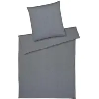 Elegante Bettwäsche Mono in grau | Gr.: 40-x-80-cm