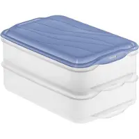 Rotho Kühlschrankdose Rondo 2 x 1,35 l horizon blue