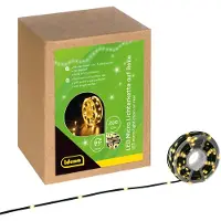Idena 200er Micro LED Lichterkette grün 22.9 m 30542