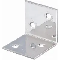 Alberts Breitwinkel gleichschenklig, 30 x 30 x 30 mm oder 40 x 40 x 40 mm, Edelstahl, Aufschrauben