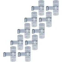 Alberts 823542 Kreuzband, galvanisch blau verzinkt, 140 x 50 mm, 10er Set