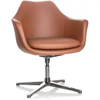 Hjh OFFICE ARTEMIA - Loungesessel Braun