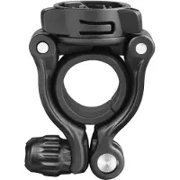 Busch + Müller 496HPB Scheinwerferhalter für Ixon Space, schwarz