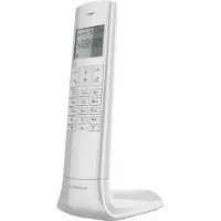 Logicom Luxia 150, DECT-Telefon, Kabelloses Mobilteil, Freisprecheinrichtung, 50 Eintragungen, Anrufer-Identifikation, Grau