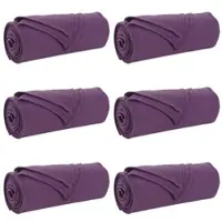 vidaXL Wohndecken 6 stk. Lila 200 x 150 cm 2.61 kg Fleece