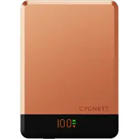 Cygnett MagSlim, 5000 mAh, Kabelloses Aufladen, Kupfer