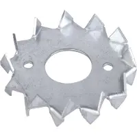 Alberts 50x Scheibendübel mit Zähnen, beidseitig, Stahl, verzinkt, Dübel, Holzverbinder, 62 x 21 mm