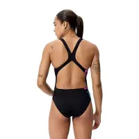 Speedo Female Placement Printed Powerback Badeanzug