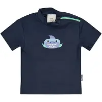 Sterntaler - Kid's Badeshirt Kurzarm Hai - Lycra Gr 104 blau