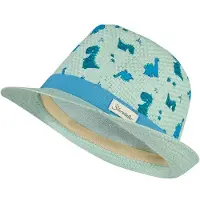 Sterntaler Schirmmütze "Strohhut Dino", Jungen, Gr. 45, grün (hellmint), Obermaterial: 100% Papier PAP. 100% Papier PAP. 100% Papier PAP. 100% Papier PAP., Mützen Schirmmütze