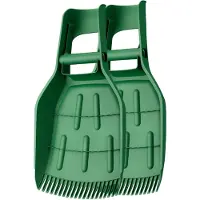 Wiltec Laubgreifer Kunststoff 57,1x33,7x7,6cm Paar Laubsammler Laubkralle Rechen