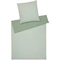 Elegante Soft-Flanell Bettwäsche Tender tannengrün Kissenbezug einzeln 40x80 cm