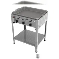 ChattenGlut Professional Gastrobräter 3-flammig Standgerät 10,8kW und Pfanne