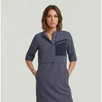 G-Star Half Placket Kurzarmkleid