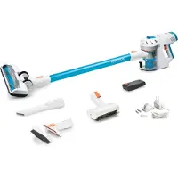 Genius Invictus X7 Akku-Staubsauger inkl. Mini-Elektrobürste (14 Teile) Beutel-/kabelloser 2in1 Staubsauger, 380 W, integrierten LED-Spot-Lichter