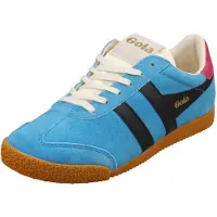 Gola Classics Elan Low Pro Lace Retro Santorini Damen Sneaker in Blau Schwarz – undefined / Blau Schwarz