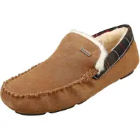 Barbour Pantoffeln Monty Camel Men Suède-Schuhgröße 41