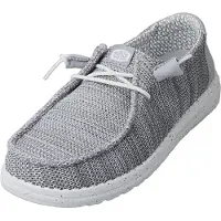 HeyDude Wendy Stretch Sox Damen Halbschuhe Light Grey Größe 37