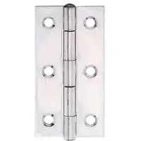 GAH Alberts Scharnier Höhe 70 mm Breite 35 mm Stärke 1,0 mm Stahl galvanisch gelb verzinkt schmal