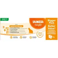 IAMS Delights Adult Land & Meereskollektion in Sauce Nassfutter Katze (72x85g)