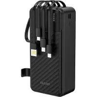Dudao Powerbank K11 Max 30000Mah Z Wbudowanymi Kablami - Czarny