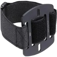 BBB Montageplatte StrapPlate BBC-112 mit Klettriemen schwarz-grau